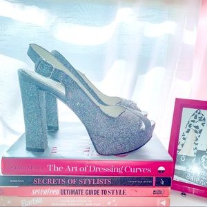 Shimmery Multi color heels